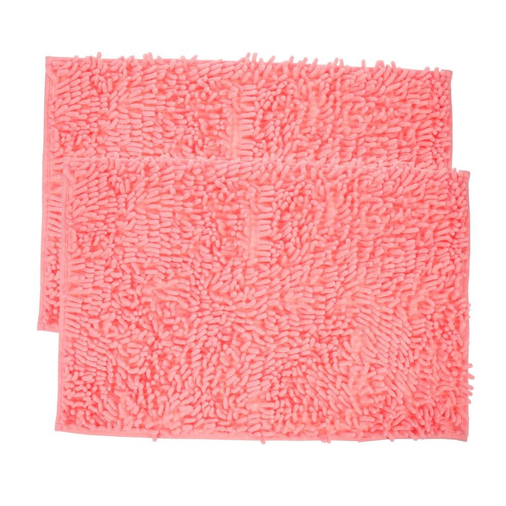 SEWOART Warm Hamster Mat for Small Animals, 2-Pack, Chenille, Pink