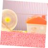 SEWOART Warm Hamster Mat for Small Animals, 2-Pack, Chenille, Pink view 3