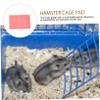 SEWOART Warm Hamster Mat for Small Animals, 2-Pack, Chenille, Pink view 4