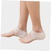 Invisible Silicone Heel Lift Socks, 2 Pairs, White view 3