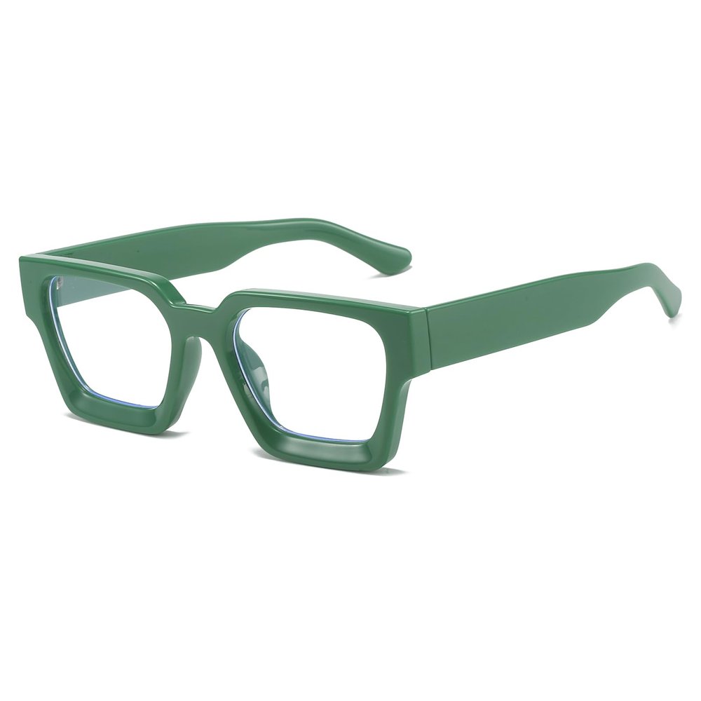 YAMEIZE Blue Light Blocking Glasses for Women and Men, Square Computer Glasses