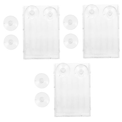Parliky 3-Piece Aquarium Plant Holder Rack with Suction Cups