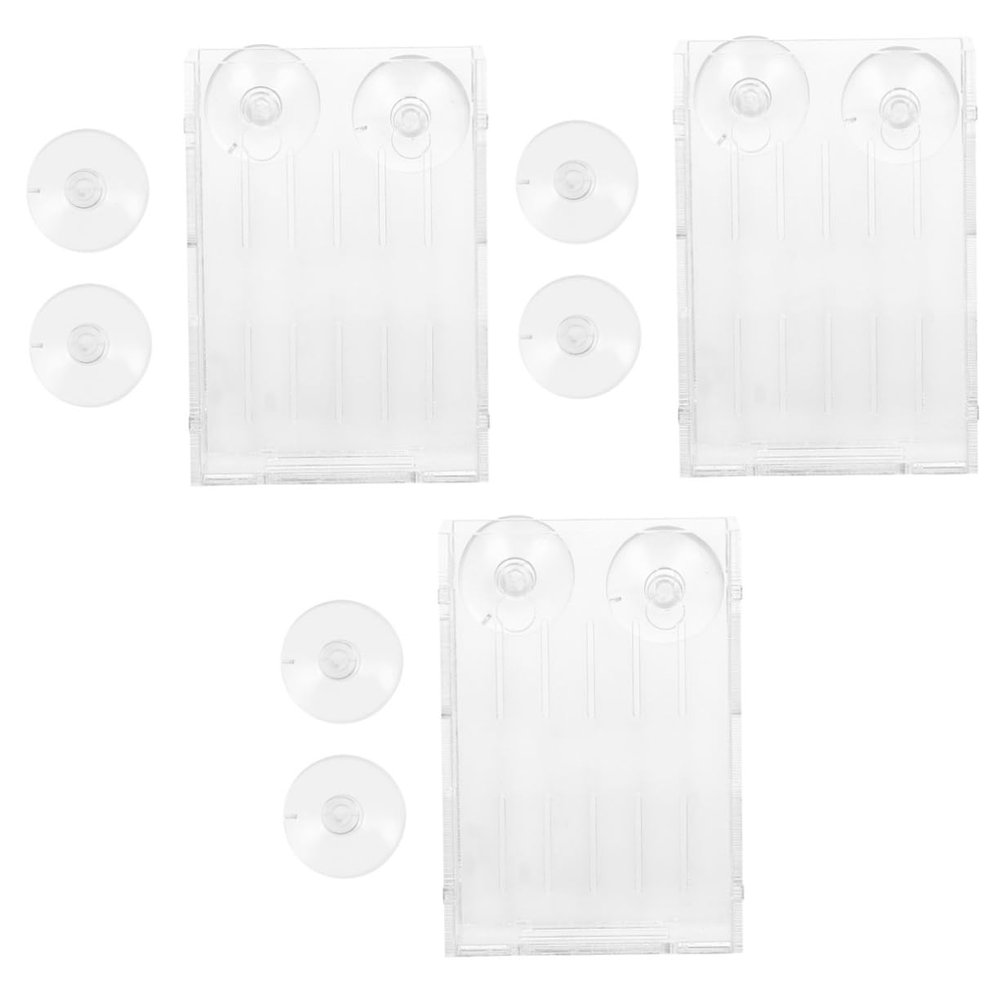 Parliky 3-Piece Aquarium Plant Holder Rack with Suction Cups