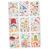 ULDIGI 9-Sheet Summer Hawaii-Themed Static-Cling Window Stickers view 1