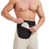 DERAYMI Black Adjustable Stoma Belt for Ostomy Bags (XXXL) view 1