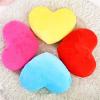 Heart-Shaped Plush Pillow for Kids' Room, Yellow, 40 cm view 2