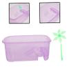 Purple Plastic Turtle Rearing Basin, One-Piece view 4
