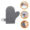 WOONEKY 2-Piece Felt Sauna Gloves for Women and Men view 2