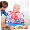 Healeved 2-Piece Waterproof Reusable Adult Bib Set view 3