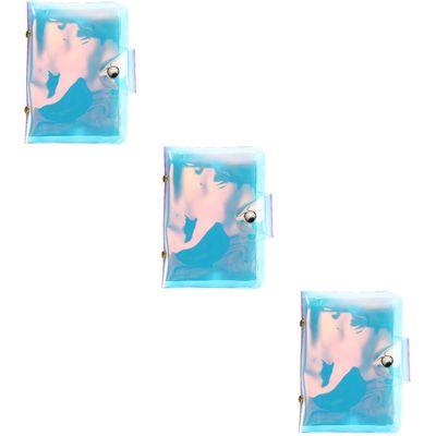Mikinona 3-Piece Nail Stamping Plate Holder Storage Bags