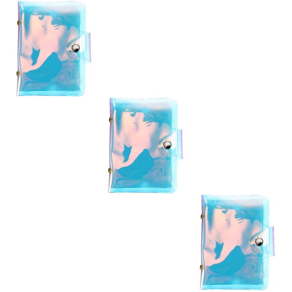 Mikinona 3-Piece Nail Stamping Plate Holder Storage Bags