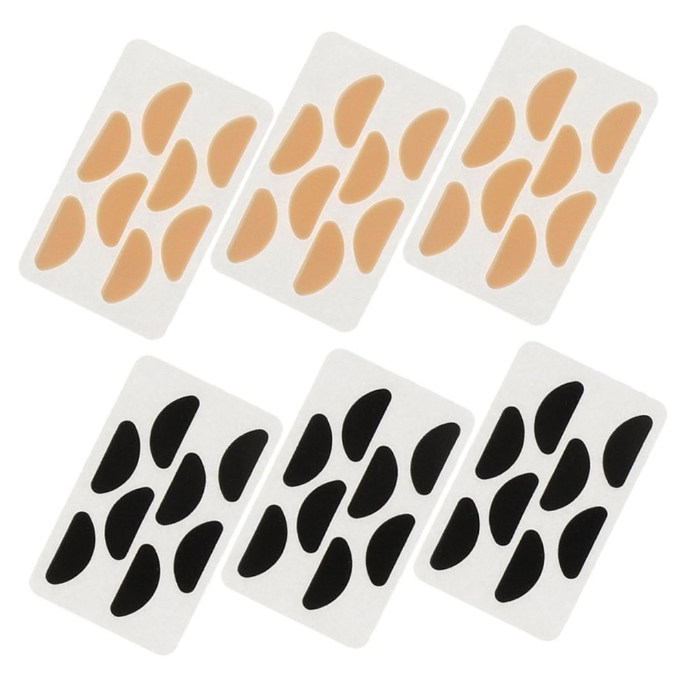 Healeved 12-Sheet EVA Self-Adhesive Non-Slip Eyeglass Nose Pads