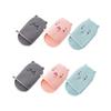 WOONEKY 2 Sets Exfoliating Body Scrub Mitts, Shower Gloves for Skin Cleansing, 3 Pieces Each view 1