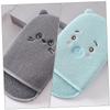 WOONEKY 2 Sets Exfoliating Body Scrub Mitts, Shower Gloves for Skin Cleansing, 3 Pieces Each view 3