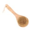 Wood-Handle Exfoliating Shower Brush view 1