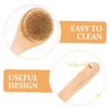 Wood-Handle Exfoliating Shower Brush view 2