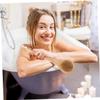 Wood-Handle Exfoliating Shower Brush view 4