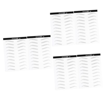 WOONEKY 3-Piece Eyebrow Stencil and Sticker Set for a Natural Look
