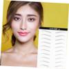 WOONEKY 3-Piece Eyebrow Stencil and Sticker Set for a Natural Look view 4