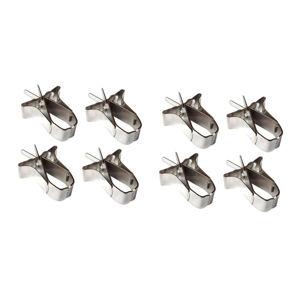 Parliky 8-Piece Bird Food Holders and Fruit Clips for Parrots, Easy to Install in Cages