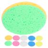 LALADEFIEE 12-Piece Oval Cellulose Facial Sponges for Gentle Exfoliation and Cleansing view 1