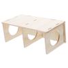 BCOATH Wooden Hamster Hideout with Two Rooms view 1