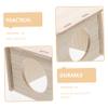 BCOATH Wooden Hamster Hideout with Two Rooms view 3