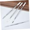 Beatifufu 4-Piece Silver Cosmetic Mixing Tools for Foundation, Eyeshadow and Concealer view 2