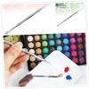 Beatifufu 4-Piece Silver Cosmetic Mixing Tools for Foundation, Eyeshadow and Concealer view 3