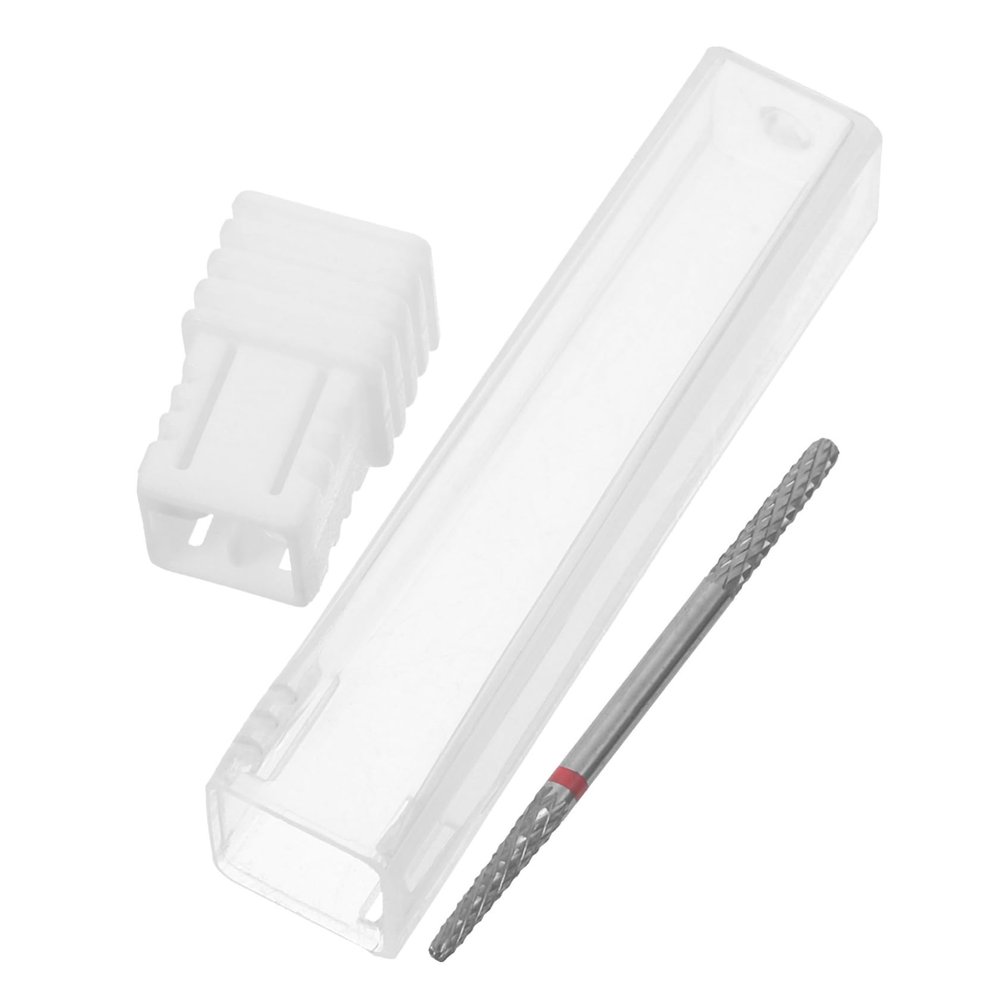 PAMINGONO Metal Cone-Shaped Nail Drill Bit, Durable and Compact