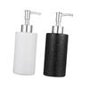 2-Pack 350 ml Glass Pump Dispenser Bottles with ABS Tops view 1