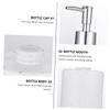 2-Pack 350 ml Glass Pump Dispenser Bottles with ABS Tops view 4