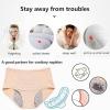 WDCAYQHZ Leakproof Period Underwear for Women, High-Waisted Mesh, 3-Pack, Blue, 6XL view 2