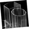 HONMEET Two-Tier Acrylic Box for Desk, Secure Storage view 2