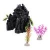 CIYODO Resin Reptile Cave for Snake Enclosures, Hide for Reptiles and Small Pets, Dark Atmosphere, Realistic Design view 1