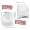 Automatic Pet Feeder, White Plastic view 2