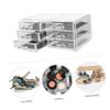 Large Transparent Acrylic Makeup Organizer with Three Drawers view 4