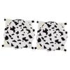 BESPORTBLE 2-Piece Hanging Plush Pet Bed, Warm Three-Layer Sleeping Nest with Cow Design for Dwarf Hamsters, Guinea Pigs and More view 1