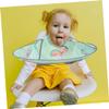 HONMEET Foldable Kids' Haircut Cape, Cartoon Design, Breathable, Green Watermelon Pattern view 4