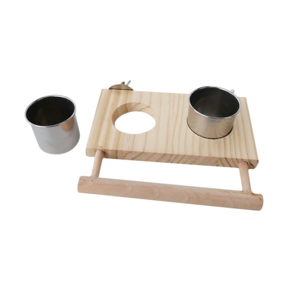 BCOATH Stainless Steel Parrot Food Bowl