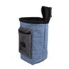 BCOATH Dog Training Treat Bag with Drawstring and Cross Opening, Blue view 1