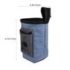 BCOATH Dog Training Treat Bag with Drawstring and Cross Opening, Blue view 2