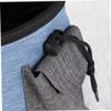 BCOATH Dog Training Treat Bag with Drawstring and Cross Opening, Blue view 3