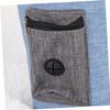 BCOATH Dog Training Treat Bag with Drawstring and Cross Opening, Blue view 4