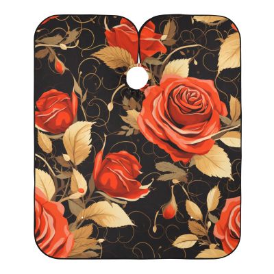 Vintage Flower Haircutting Cape, Adjustable Professional Barber Cape, 140 x 168 cm