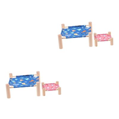 BESPORTBLE 4-Piece Detachable Hammock for Small Pets