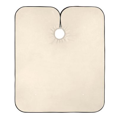 Antique White Barber Cape, Adjustable Waterproof Salon Haircut Cape, 140 x 168 cm