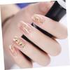 Decorative Nail Charms Set, 3 Boxes, Alloy, Gold view 3