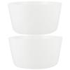 TINEASUR Reusable Sauna Bucket Liners, 2-Piece White Plastic Set view 1