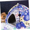 SEWOART Cozy Nest for Small Animals, Washable Warm Sleeping Place for Hamsters, Guinea Pigs and Other Small Pets, All Seasons view 4